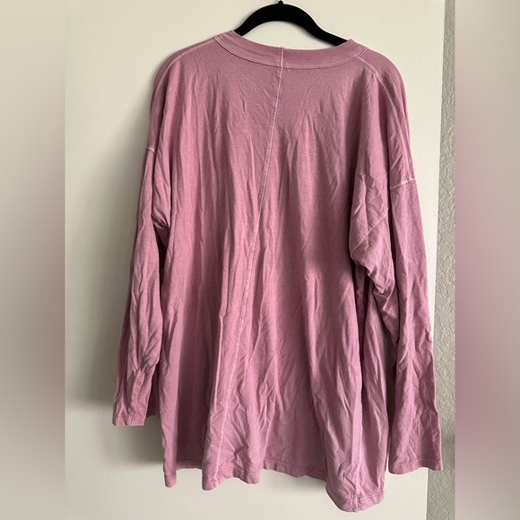 We The Free Dusty Pink Long Sleeve Top - Picture 3 of 3